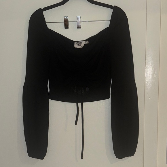 Princess Polly Jeppesen Top Black - Picture 5 of 7